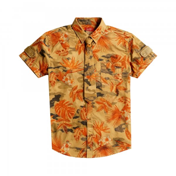 Tropical Camouflage Short-Sleeve Shirt