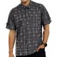 Anchor-Print Grid Short-Sleeve Shirt