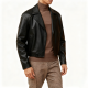 Black Leather Biker Jacket