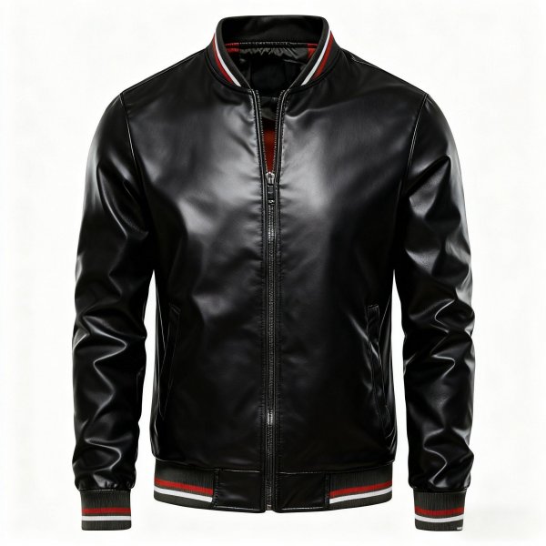 Light Blue Basic Bomber Jacket