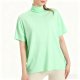 Mint Green Oversized Turtleneck T-Shirt